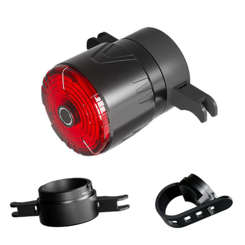 

Cycle Rear Light Brake Sensing Safety Taillight 5 Modes Rechargeable Warning Lights For Men Women Cycling Accessories United States