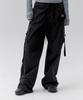 Kirsh Plain Nylon Cargo Pants [Black]