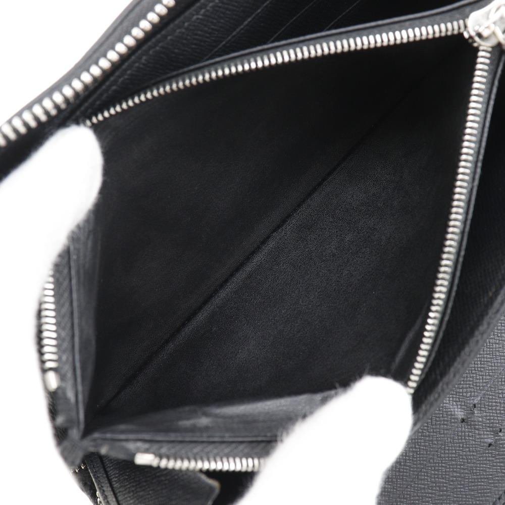 LOUIS VUITTON Zippy Organizer Purse M62643 Noir black Epi Leather mens Used