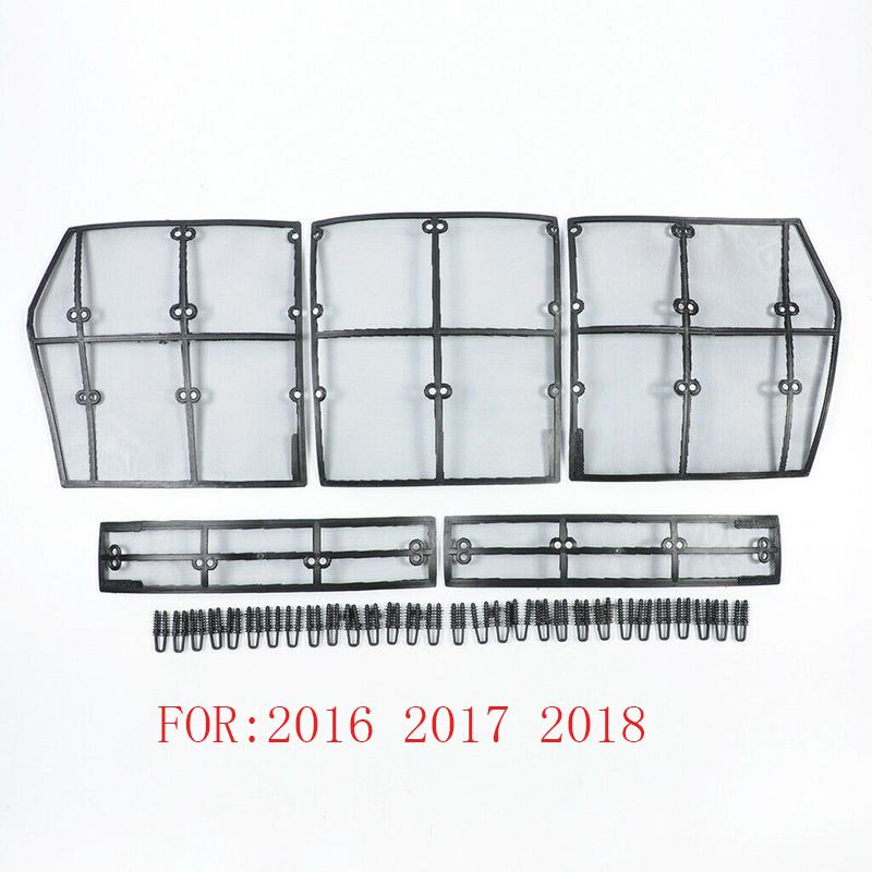 Bilinsektsnät Frontgrillinsatsnät för Toyota Land Cruiser 200 LC200 Fj200 2008- 2013 2014 2015 2016 2017 2018