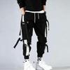 Jarní harémové kalhoty pro volný čas Muži Streetwear Stuhy Bavlna Slim Fit Módní joggery pro chlapce