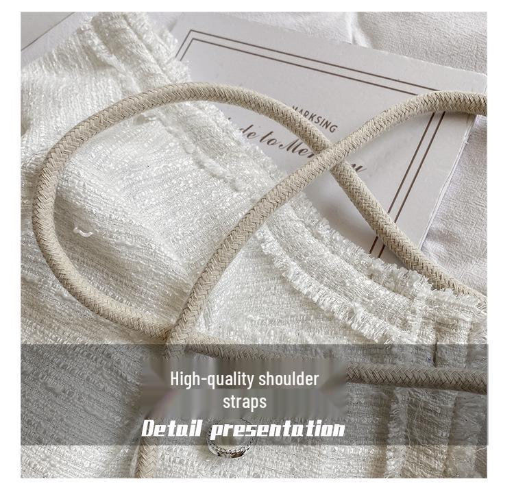 Korean Style 2025 Women's Straw Woven Bucket Bag - Fashionable and Unique Crossbody Shoulder Bag