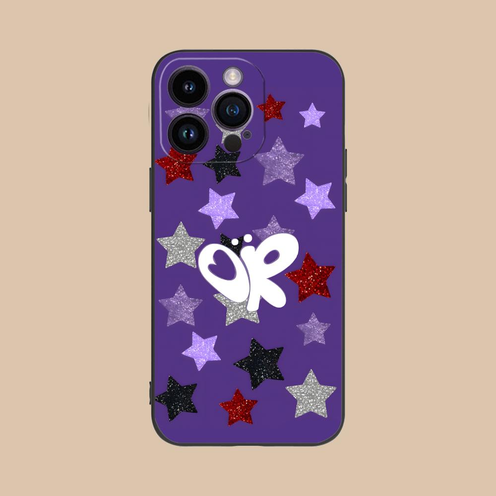 Mobile Olivia Phone Case for iPhone 16 15 14 13 12 11 X XR XS 8 7 Pro Max Plus Mini Black Cellphones Cover Smartphone