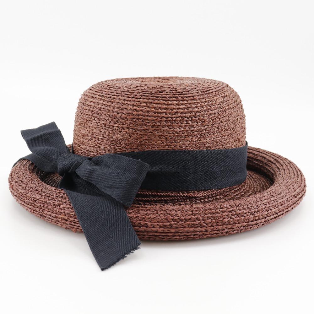 HELEN KAMINSKI ROLLED Other hats beige Raffia Women Used