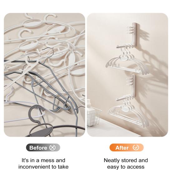 Portable Clothes Rack Hanger Organizer Strong Load-bearing Smooth Edge Foldable Design Space-Saving Closet Garment Hanger Hat Holder