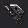 Car Suede Keychain Zinc Alloy Key Ring Accessories For Volvo XC90 V90 V60 XC60 V40 S80 S60 S90 C40 XC40 V70 XC70 C30 C70 EX90 Rd