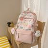 New Schoolbag, Japanese INS Style, High Aesthetic, Fresh Sweet, Cute Cartoon Backpack, Lightweight Backpack for Middle and High School Students