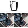 Auto Inner Decal Center Console Gear Shift Box Frame Panel Real Carbon Fiber Sticker Compatible with 3 Series E46 1998-2005 Car Interior Trim