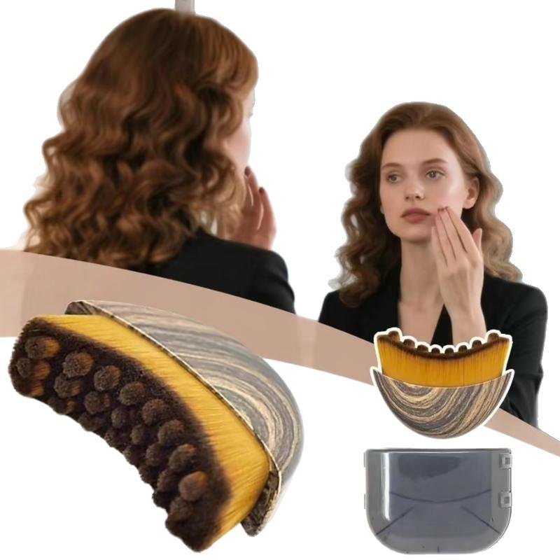 Lymphatic Contour Facial Massage Brush for Jawline Firming and Daily Fatigue Relief