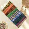 Retro Colored Checkered Pattern Headband Fashion Women Y2K Hair Accessories Cute Sweet Dating Hair Band Elastic Sports Headband