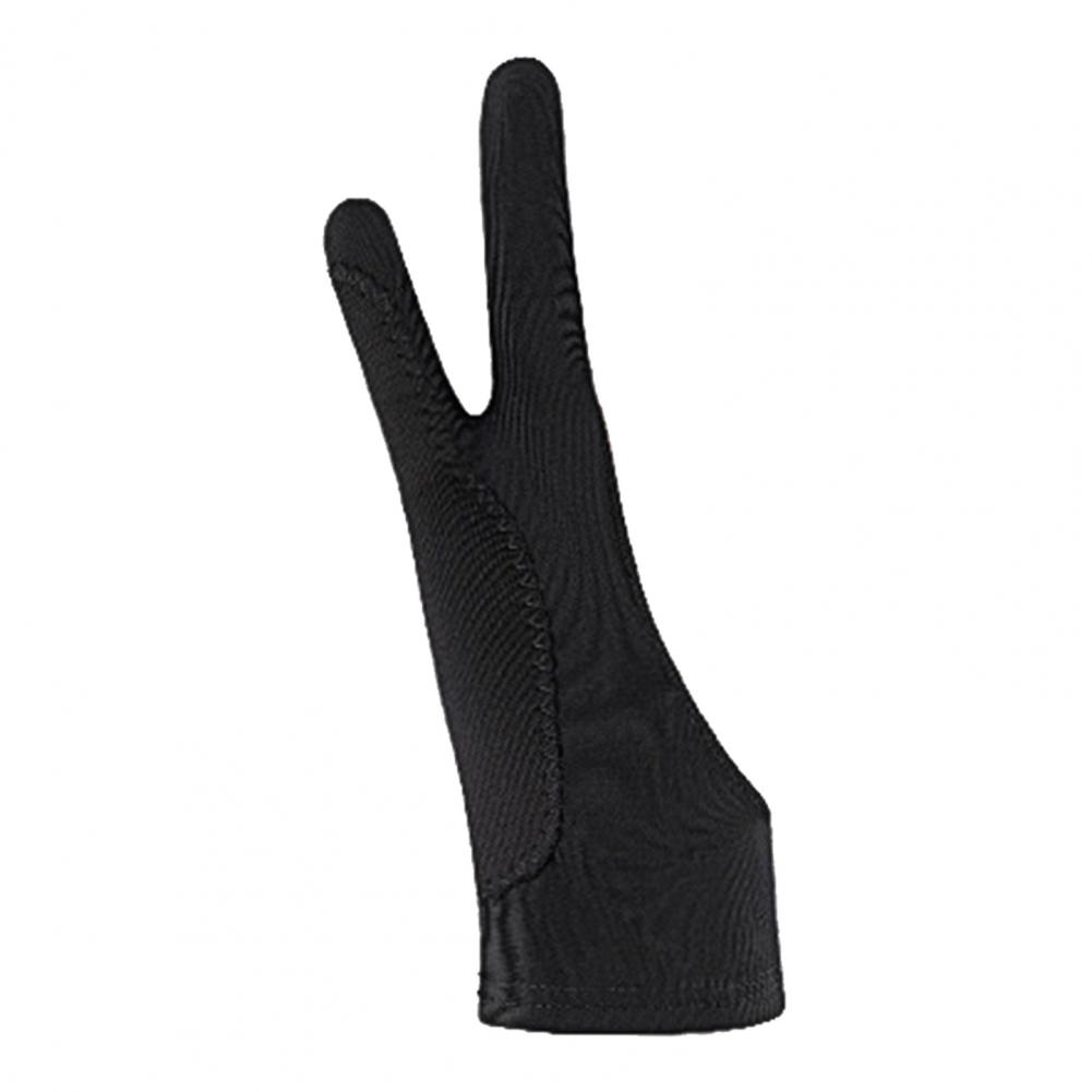 Tablet Drawing Glove Professional Artist Graphic Drawing Tablet Glove for Men Women Double Layers Two Finger for Precision