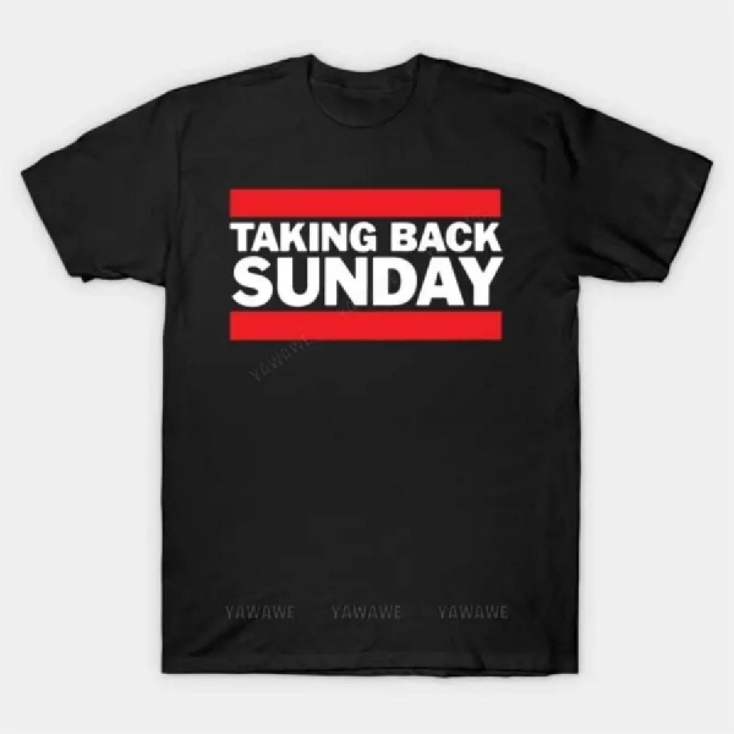 

Men Cotton Tshirt summer short sleeve black tee tops Taking Back Sunday T Shirt male fashion casual t-shirt o-neck tee shirt XXXXXL чёрный