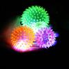 Luminous Flashing Elastic Massage Ball with Thorns - Pet Toy and Night Time Fun
