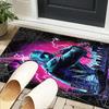 Horror Movie Characters Collage Office Rug Chair Mat, Game Carpet, Suitable for Front Door, Bedroom, Living Room, Desk, Holiday Gift