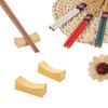 Rzilmer Set of 6 Stylish Wooden Chopstick Chopstick Cutlery Japanese Chopstick Natural Wood Rests, Pillows, Rests, Tableware, Stands,
