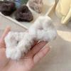 Sweet Plush Cat Ear Hair Clip for Autumn/Winter - Women's Princess Style Hair Accessory