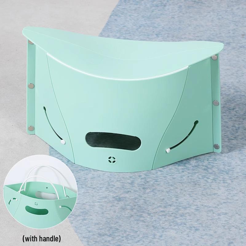 Jin Fu Portable Folding Plastic Stool for Travel and Outdoor Use