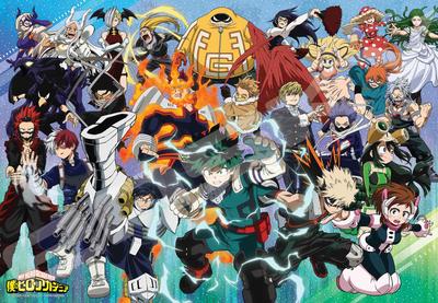 Ensky "My Hero Academia" TV Anime: U.A. Students & Pro Heroes, 51 X 73.5 Cm, 1000 Piece Jigsaw Puzzle, JIGSAW PUZZLE 1000T-351, Ages 3 and Up