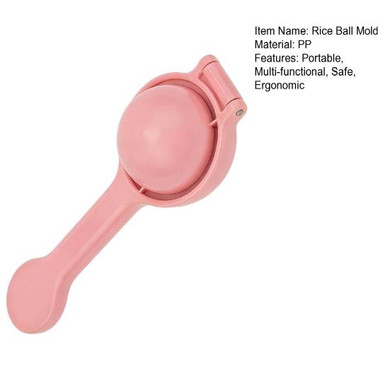 Ronde Rijstbalvorm Plastic Onigiri Shaker Maakgereedschap DIY Mini Sushi Maker Vorm voor Keuken Thuis