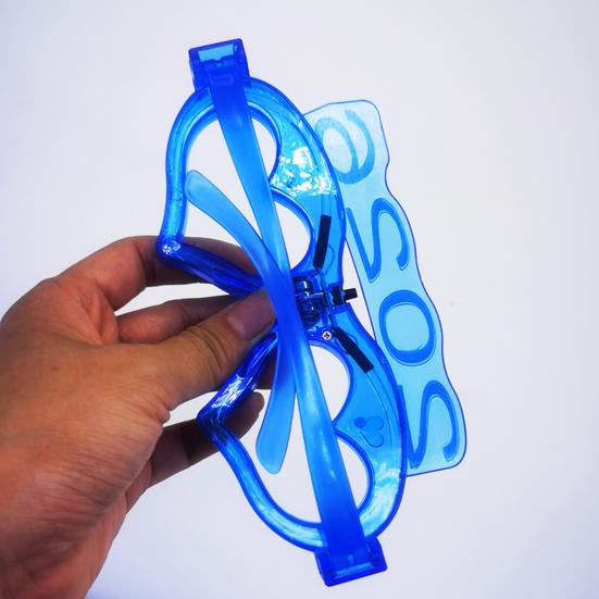 Fun Sunglasses LED Light Up Heart Glasses Glow in The Dark Party Eyewear for Concerts Nightclubs Raves