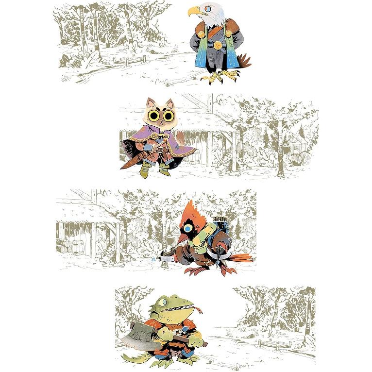 Magpie Games Gamemaster Accessory Pack - Root: The Roleplaying Game Expansion, Tri-Fold Tabletop GM Screen and Campaign Notepads