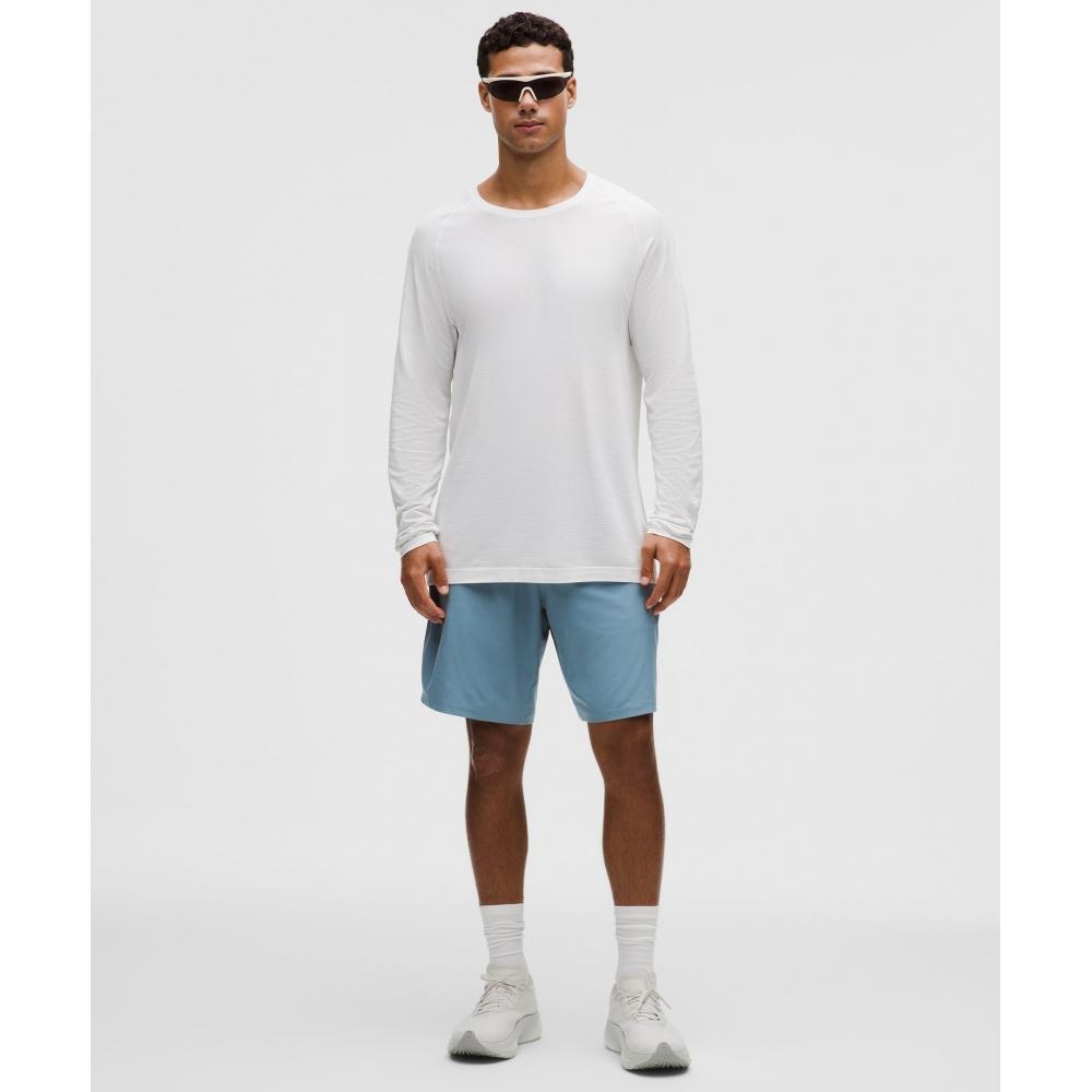 Lululemon Pace Breaker Linerless Short 9  Steel Blue