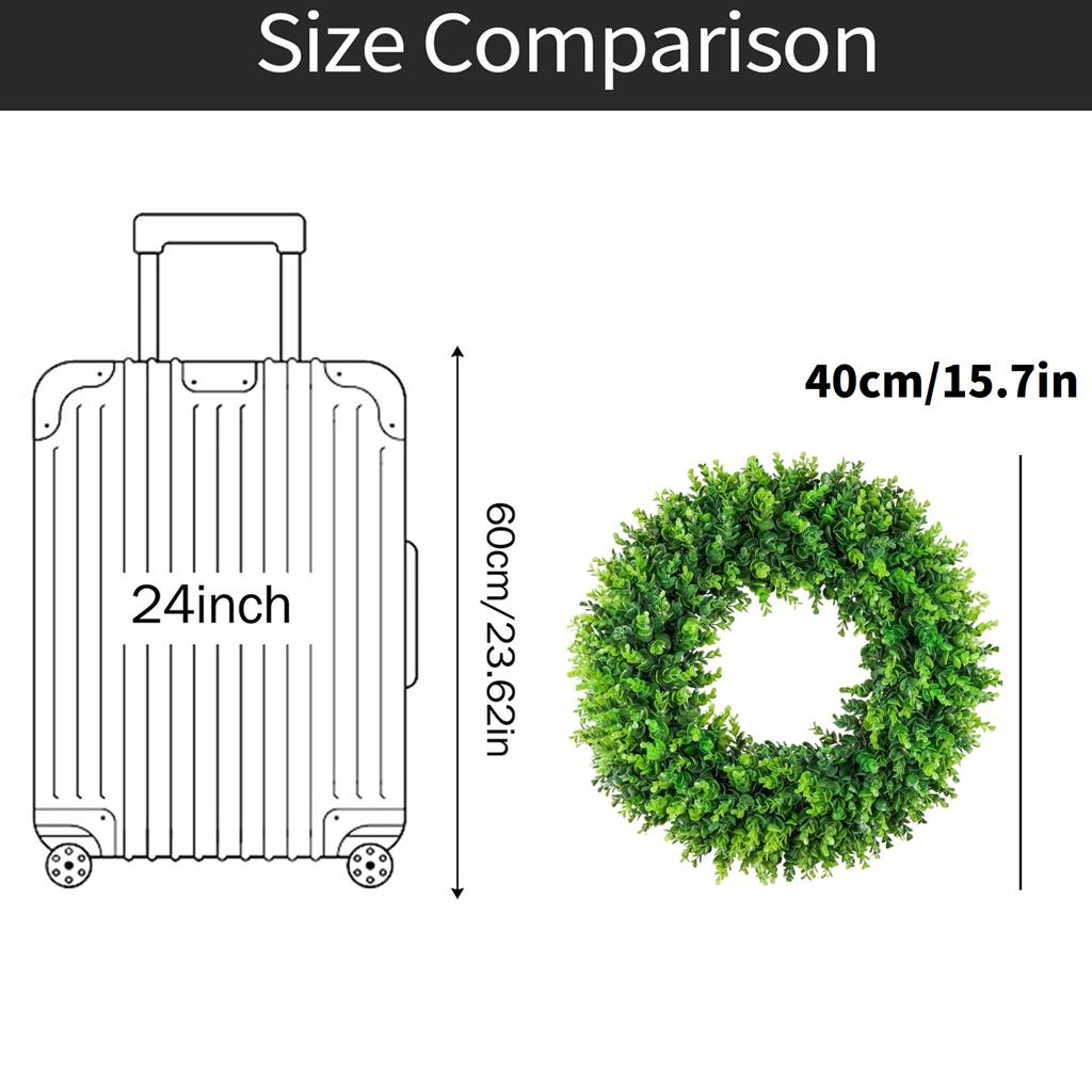 Simulation Of Frost Grass Vine Circle Bottom With Green Plants, Water Grass Vine Circle Flower Wreath
