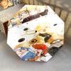 1 PC Automatic Folding Umbrella - Naruto Evolution Pattern Portable Foldable Design With 8 Ribs Christmas Birthday Gifts