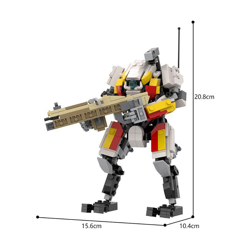 Hot Titanfalled 2 BT-7274 Vanguard Titan Tone Class Titan Building Block Kit Mecha Robot Warrior Figure Brick Model Kid Toy Gift
