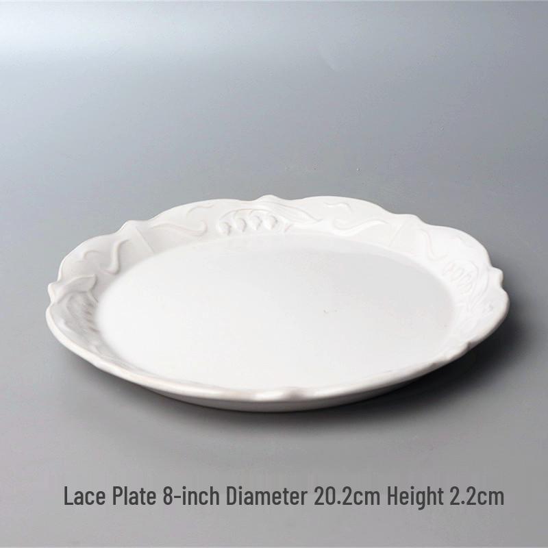Piatti in Ceramica Raffinatamente Lavorati: Design Decorativi, Bassi, Profondi e da Insalata con Piccoli Difetti