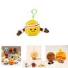 Plush Balls Pendant Badminton Keychain Room Decor Bag Decoration Gift Birthday
