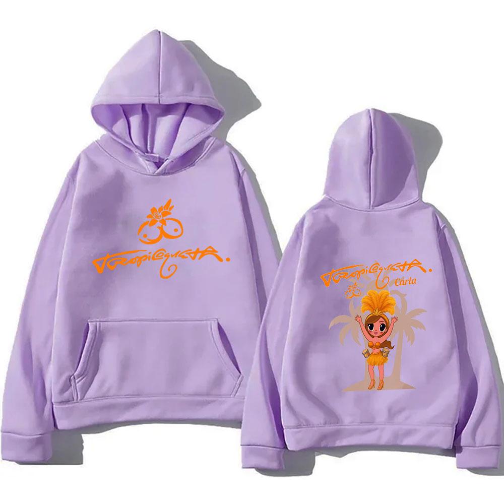 Tropicoqueta Hoodie KAROL G 2025 Album Printing Sweatshirts Long Sleeve Female Hooded Pullovers Fleece Warm Unisex Streetwear