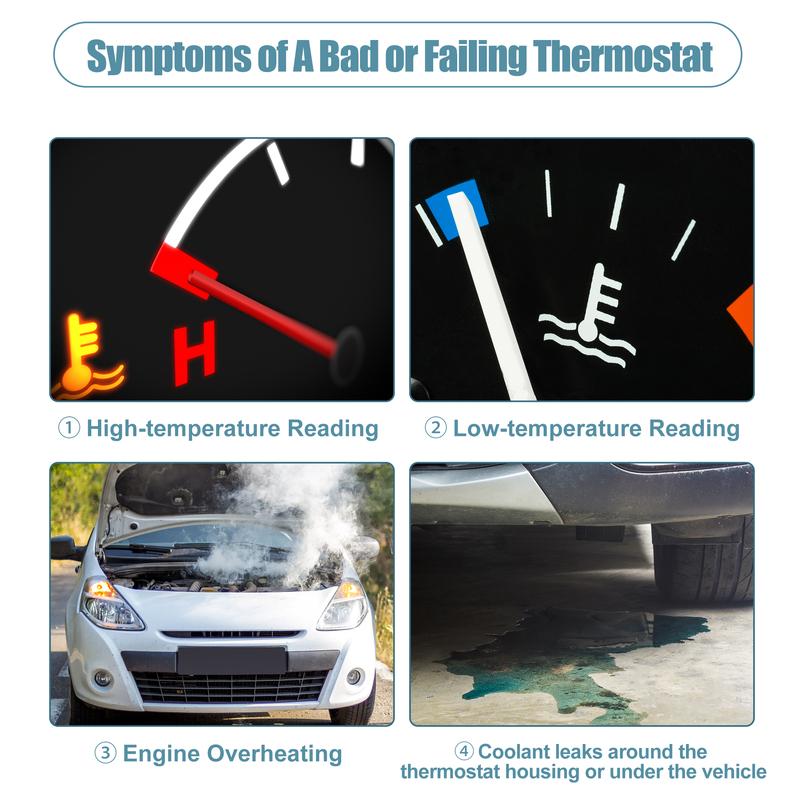 X Autohaux 25192228 Engine Coolant Thermostat Housing Assembly for Chevy Sonic 2012-2016