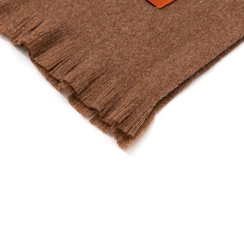 RECLOW RECLOW Soft Plain Muffler Brown