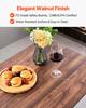 Bar Table, 5PCS 1193.8mm Bars Tables Set, Bar Tables and Chair Set with Rounded Edge Design, Rectangular Pub Table with Four Stools for Living Room,
