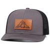 Fashionable And Simple New Mesh Hat Richardson Label Mountain Printed Flat Edge Baseball Hat Outdoor Leisure Sunshade Hat