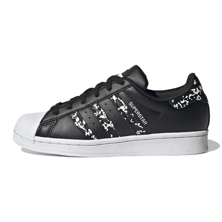 (GS) adidas Originals Superstar Shoes  Black White  Kids  GW4069 EU 35⅔