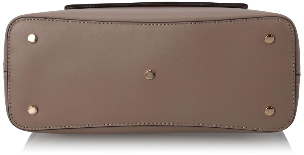 Tote Bag Triangle Shape Mini Tote Bag Greige [Vegan View] Women's (26)