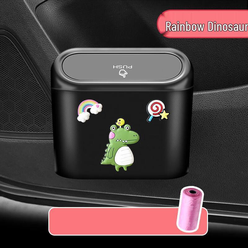 MDNG Hanging Car Trash Can with Storage