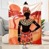 African Style Blanket Durable Comfort Perfect for Couch Chair Seaside Four Seasons Multipurpose Digital Print Gift for Travel Home Birthdays