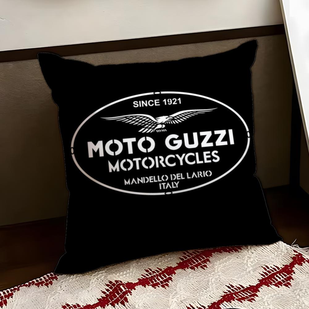 MMoto GGuzzi Cushion Cover Reversible Soft Durable Pillow Cover Home Car MultiScene Use for Daily Comfort
