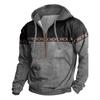 Men  Leisure  Fashion  Hooded Hood  Zipper  Hoodie