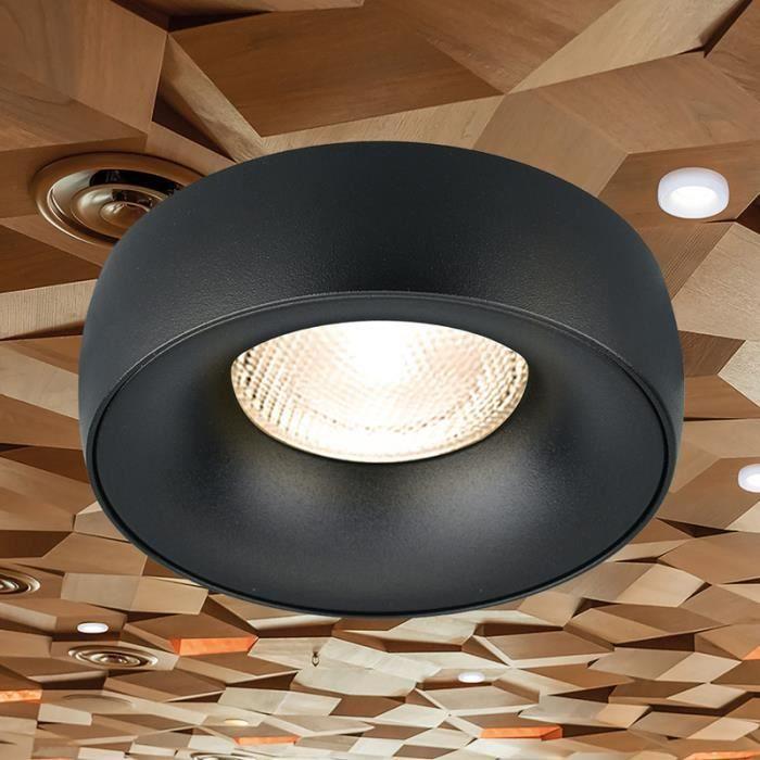 Spot LED - ALPHA - GU5.3/GU10 - Noir - Aluminium - IP20