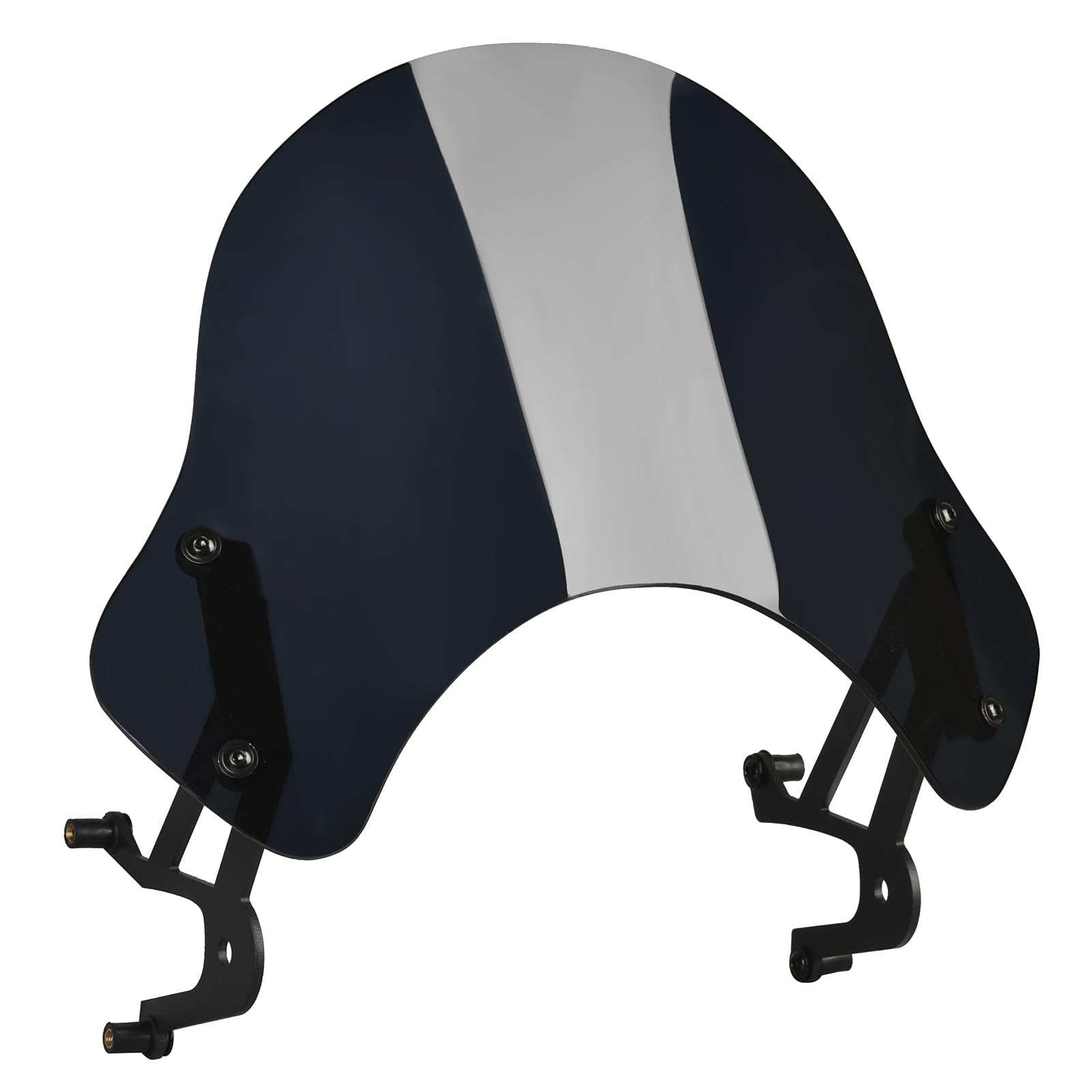 

CHINGLAY Z900RS 4mm Thick Short Sports Windscreen with Mounting Kawasaki Z900RS Accessory 2018-2025 Brackets, (Black Smoke) [Used]