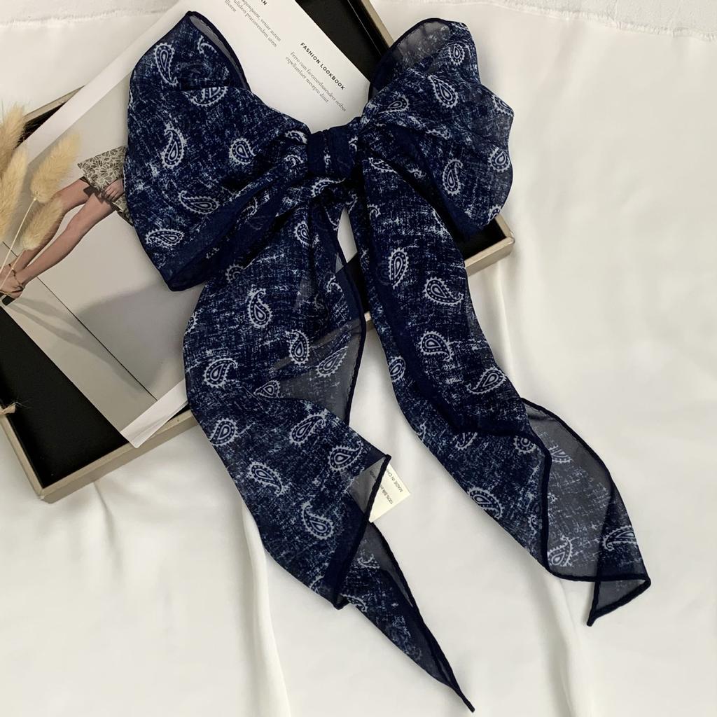 Scarf for Women Versatile Neck Flower Scarf Versatile Striped Headband Hairband Scarf