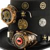 Victorian Steampunk Top Hat With Detachable Monocular Goggles Gothic Steampunk Headwear For Halloween Costume Parties