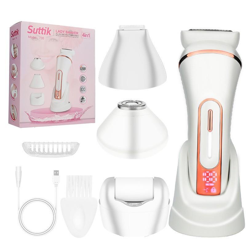 New Hair Clipper Ladies Shaving 7 in 1 Multifunctional Hair Removal Instrument Body Hair Removal Eyebrow Knife Private Shaving Knife