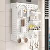 Punch-Free Wall-Mounted Kitchen Pegboard & Gas Heater Pipe Cover