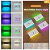 New Product Up and Down Illuminated Charging Night Light RGB Human Body Sensor Light Infinite Dimming Atmosphere Sensor Lights
