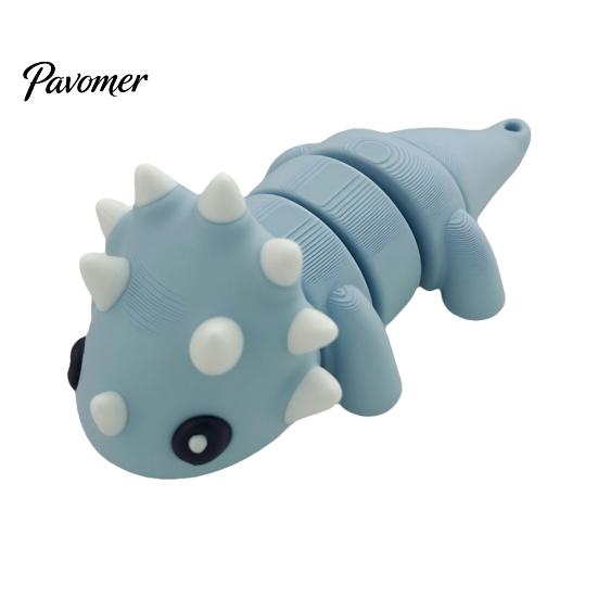 Spielbarer Dinosaurier-Stressball 3D-gedrucktes Fidget-Spielzeug, Niedliche bewegliche flexible Figur, Kindgerechtes Spielzeug Bewegliches Mini-Tier Entlastung Sensorisch